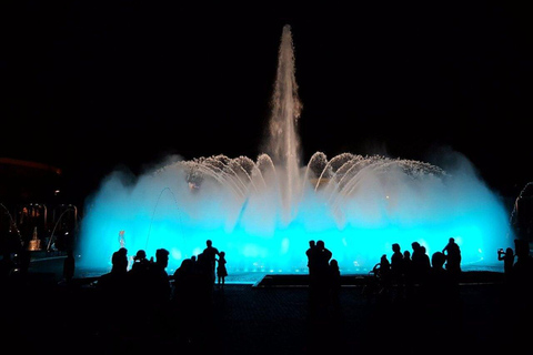 Lima : Une nuit au Magic Water Circuit avec un spectacle de lumière