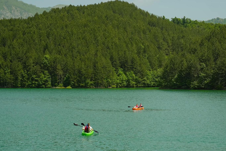 From Tirana: Funari Lake, Swim&Kayak/Petrela Castle, ZipLine