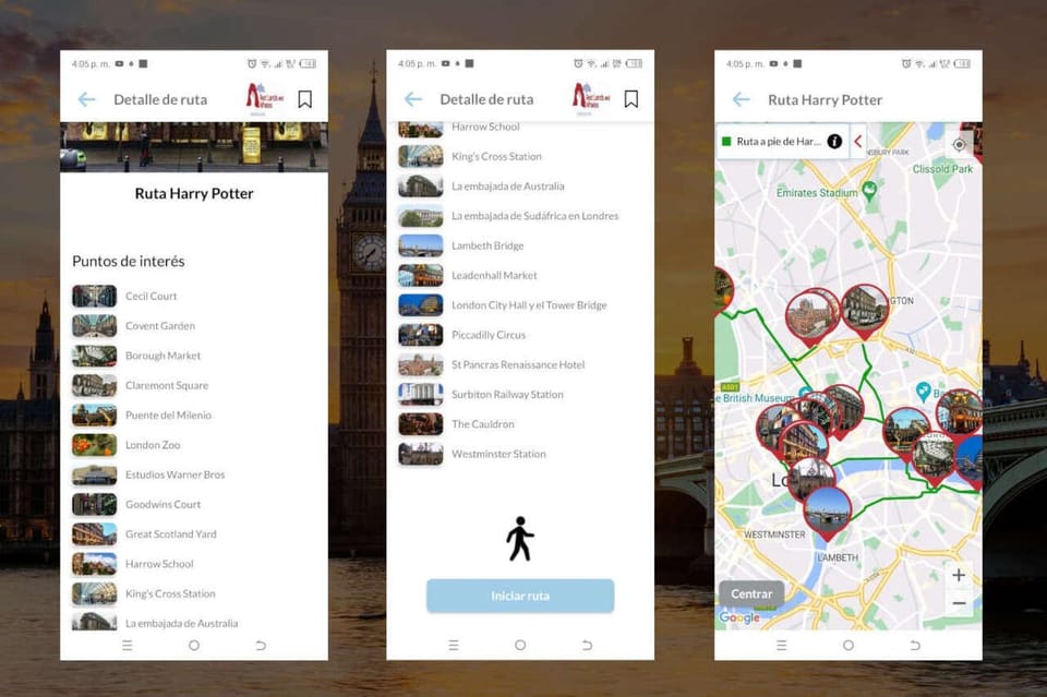 APP Self-Guided Route Londres with multi-language Audioguide | GetYourGuide