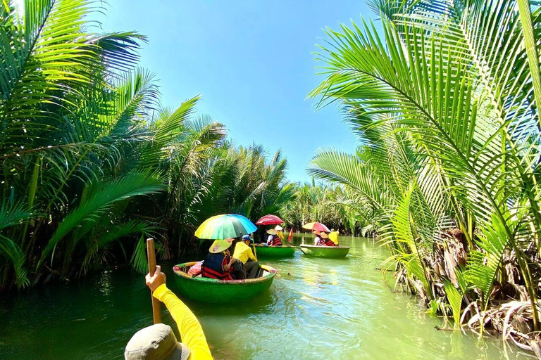 Coconut Jungle & Basket Boat & Hoi An City & Release Lantern Group Tour