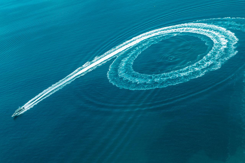 Corfou : Croisière privée d'une journée sur un bateau rapide de luxe