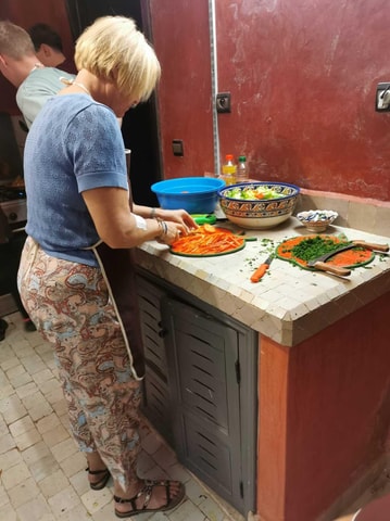 Marrakech Home Cooking Course-Cook and Eat