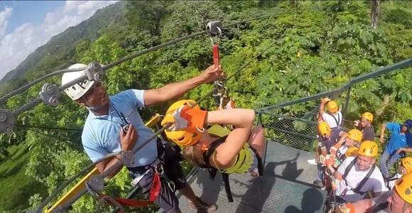 Punta Cana: Zip Line, Monkeyland, & Coconut House Tour