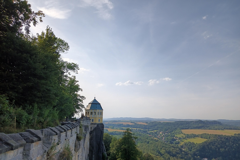 From Dresden: Table mountains Lilienstein & Königstein tour