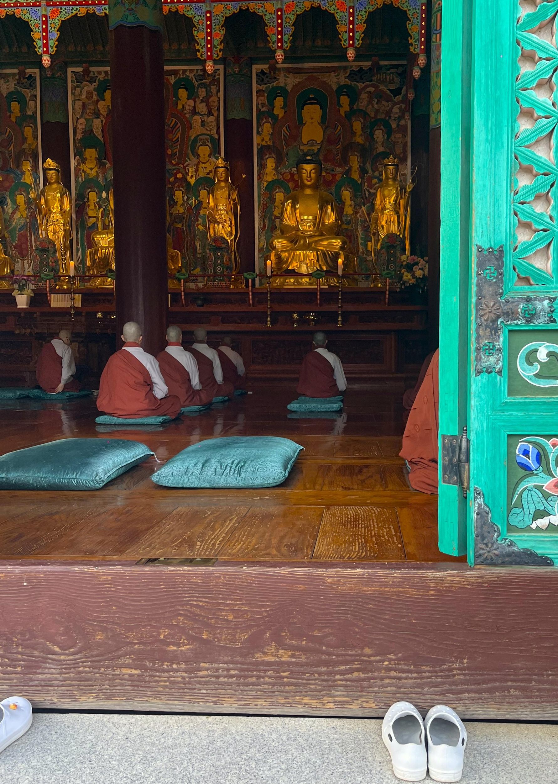 Gyeongju: Privates heiliges Abendritual im Unmunsa-Tempel
