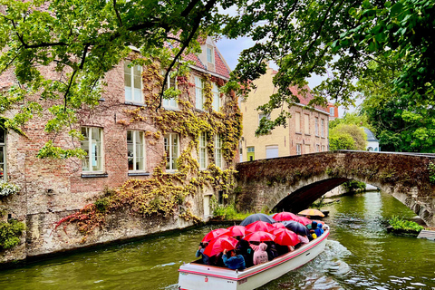 Bruges History Taxi - drive & walk tour (Choose pick up)