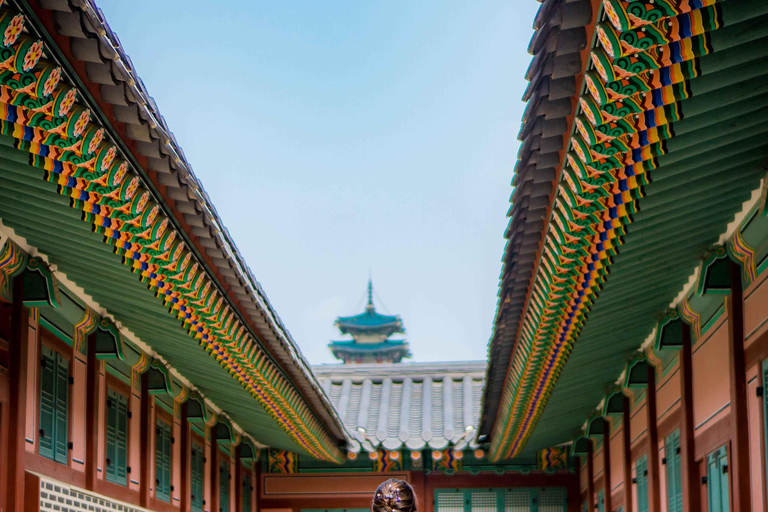 Séoul : Visite du palais de Gyeongbokgung et déjeuner au marché authentique