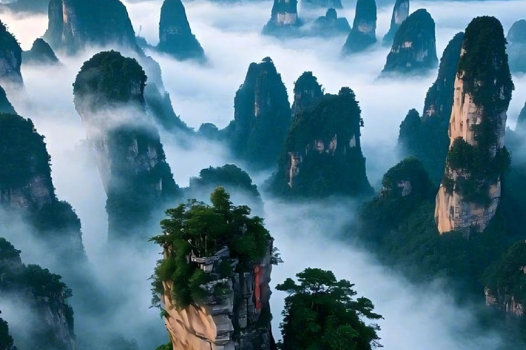 Zhangjiajie: 2-Day Avatar VR & Glass Bridge Tour