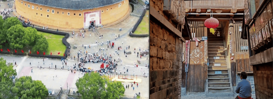 Xiamen : excursion d'une journée au groupe de bâtiments en terre de Gaobei avec déjeuner