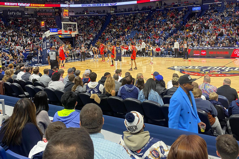 New Orleans: New Orleans Pelicans Basketball Game Ticket Upper Baseline