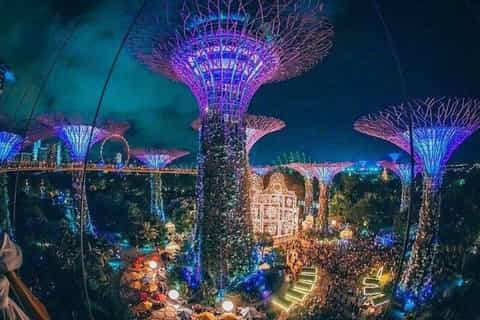 OCBC Skyway, Flower Dome et Cloud Forest : Gardens by the Bay