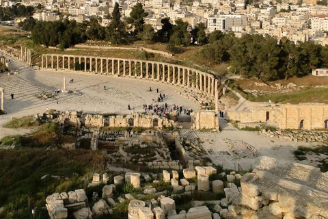 Private Tour from Amman to Jerash, Ajloun Castle & Umm Qais Trip includes Transfer,lunch,Guide in Jerash & Entrance fees