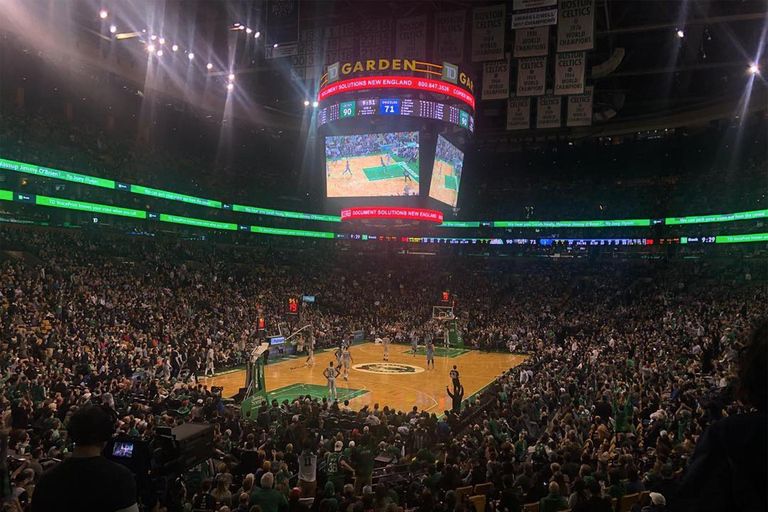 Boston: Boston Celtics Basketball Game Ticket at TD Garden Lower Baseline