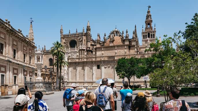 Seville: Cathedral, Giralda & Alcazar Entry With Guided Tour