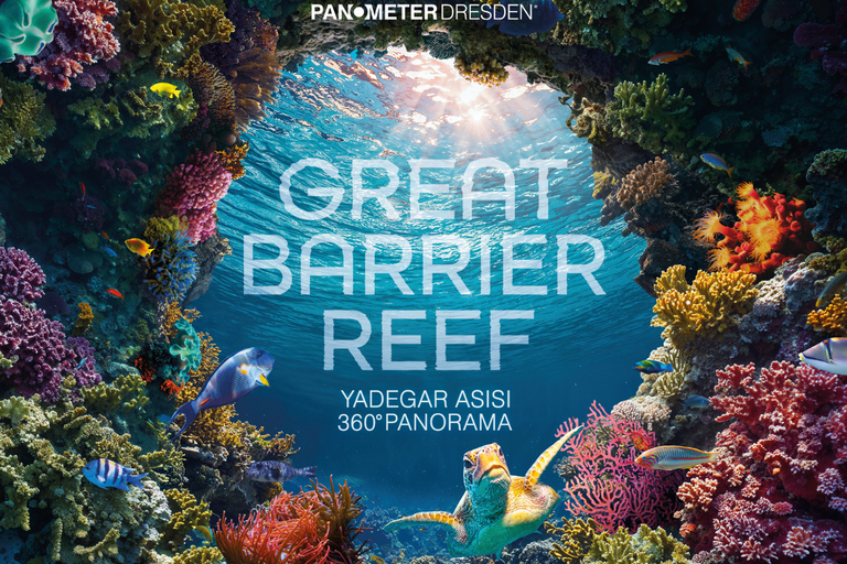 Dresden: Entry fee - 360° panorama "Great Barrier Reef" at Panometer Dresden Dresden: Entrance fee - 360° panorama "Great Barrier Reef" in the Panometer Dresden