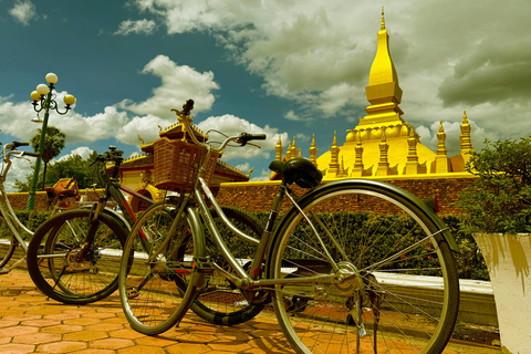 Vientiane: Guided City Bike Tour with Coffee & Lunch Vientiane| Guided City Bicycle Tour with Local Coffee& Lunch