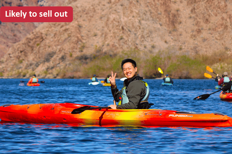 From Las Vegas: Kayak Rental to Emerald Cave Colorado River 8:00am/9am/10am/11am - 4 Hour Kayak Rental