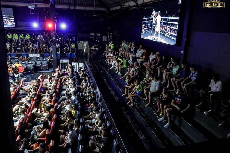 Phuket: Patong Boxing Stadium Muay Thai Official Ticket VIP Ringside Seat with Complimentary T-shirt