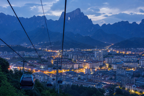 Tianmen Mountain: E-Ticket & Multilingual Guide Options Route A: City Cableway Up & Express Cableway Down