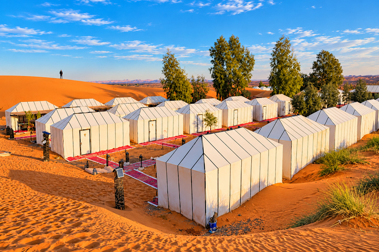 Fes to Marrakech: 3-Day Sahara Desert Tour With Luxury Camp Luxury Sahara Camp with a Quad (Adventure Lovers)
