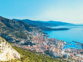 10-minute panoramic flight from Monaco