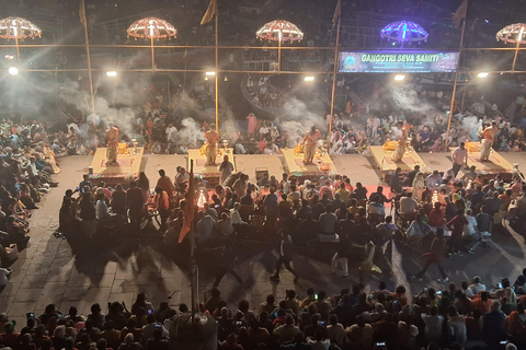 Manikarnika Ghat und Ganga Arti Tour