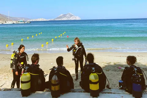 Amorgos: spróbuj nurkowania z akwalungiem
