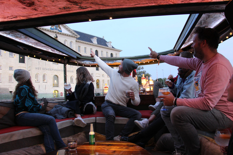 Amsterdam: croisière touristique d'une heure sur le canal Gin & Tonic