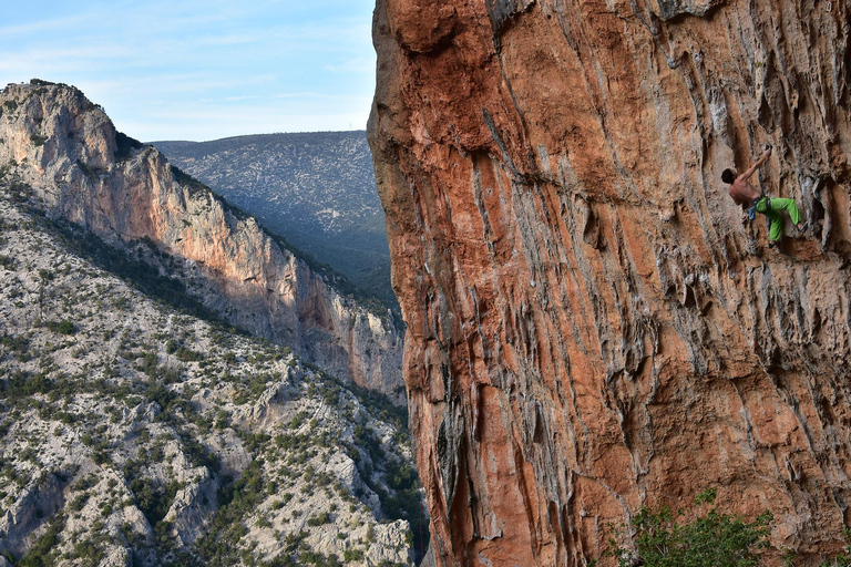 Leonidio : séance d&#039;escalade avec un guide
