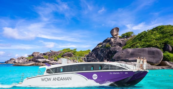 Phuket/Khao Lak: Similan Royal Day Trip by Speed Catamaran