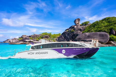 Phuket/Khao Lak: Similan Royal Day Trip by Speed Catamaran Hotel round-trip transfer from/to Khao Lak