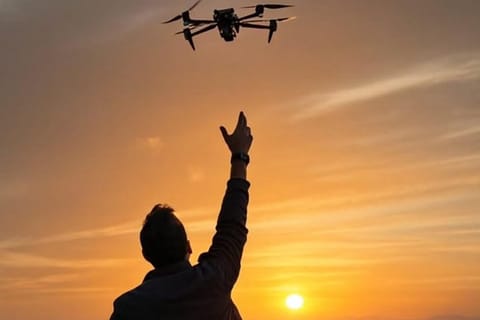 Gianyar Beach: Horse Riding with Drone Video