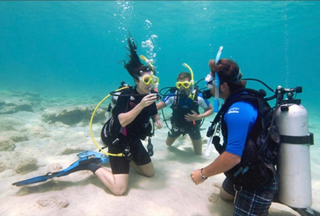 Visit PADI Discover Scuba Diving at Hol Chan Marine Reserve in San Pedro, Belize