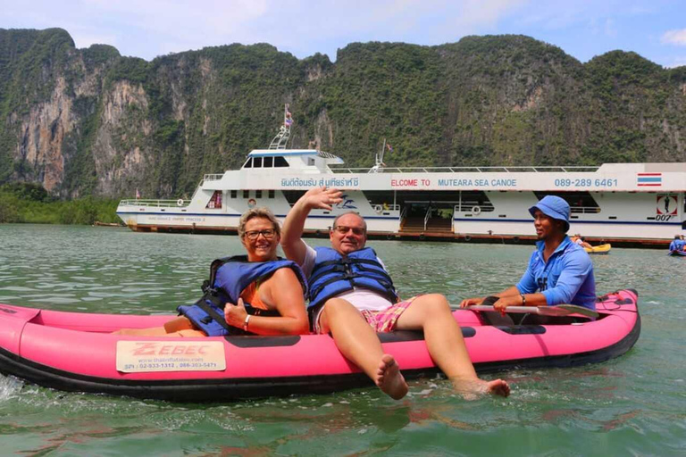 Khao Lak : baie de Phang Nga et île James Bond en bateau à longue queueVisite partagée