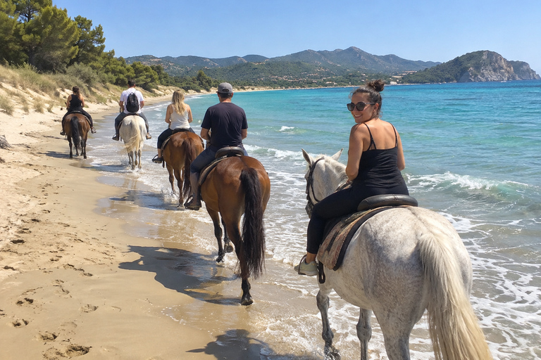 Zakynthos: Beach Horseback Riding and Swimming Experience