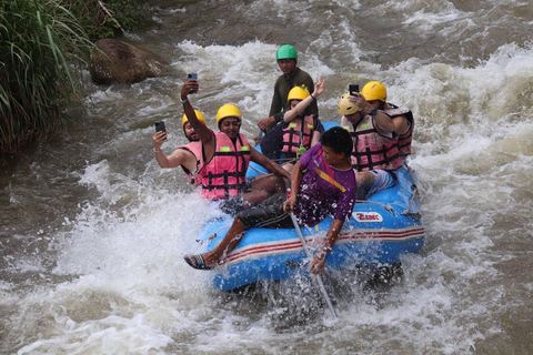 Phuket: Rafting Abenteuer 5KM + ATV 30min + Flying FoxRafting 5KM + Flying Fox + ATV 30Minuten