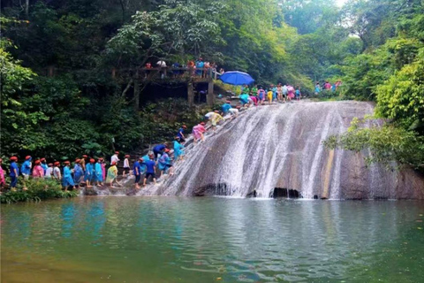 Guilin: Gudong Waterfall Entry Ticket with Activities Waterfall Admission Ticket + Guanyan Cave Admission Ticket