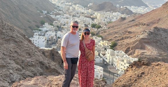Muscat: Sunset Mountain Tour with Dinner and Transfers