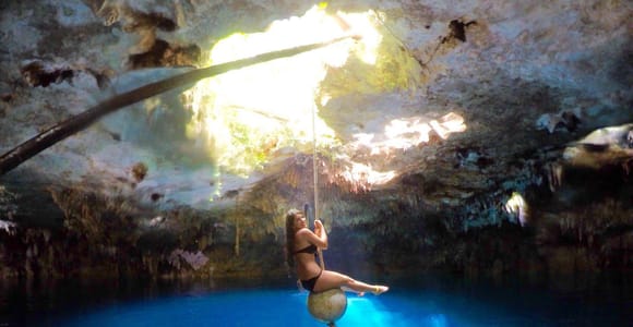 Cancun: Jungle ATV 3 Ziplines & 2 Cenotes with Lunch