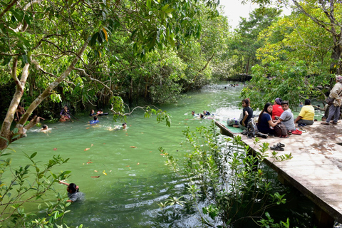 Desde Krabi: excursión de 2 días al lago Cheow Lan con estadía en balsa durante la noche