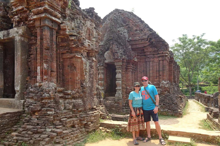 Hoi An: My Son Sanctuary Sunset and Thu Bon River Boat Tour