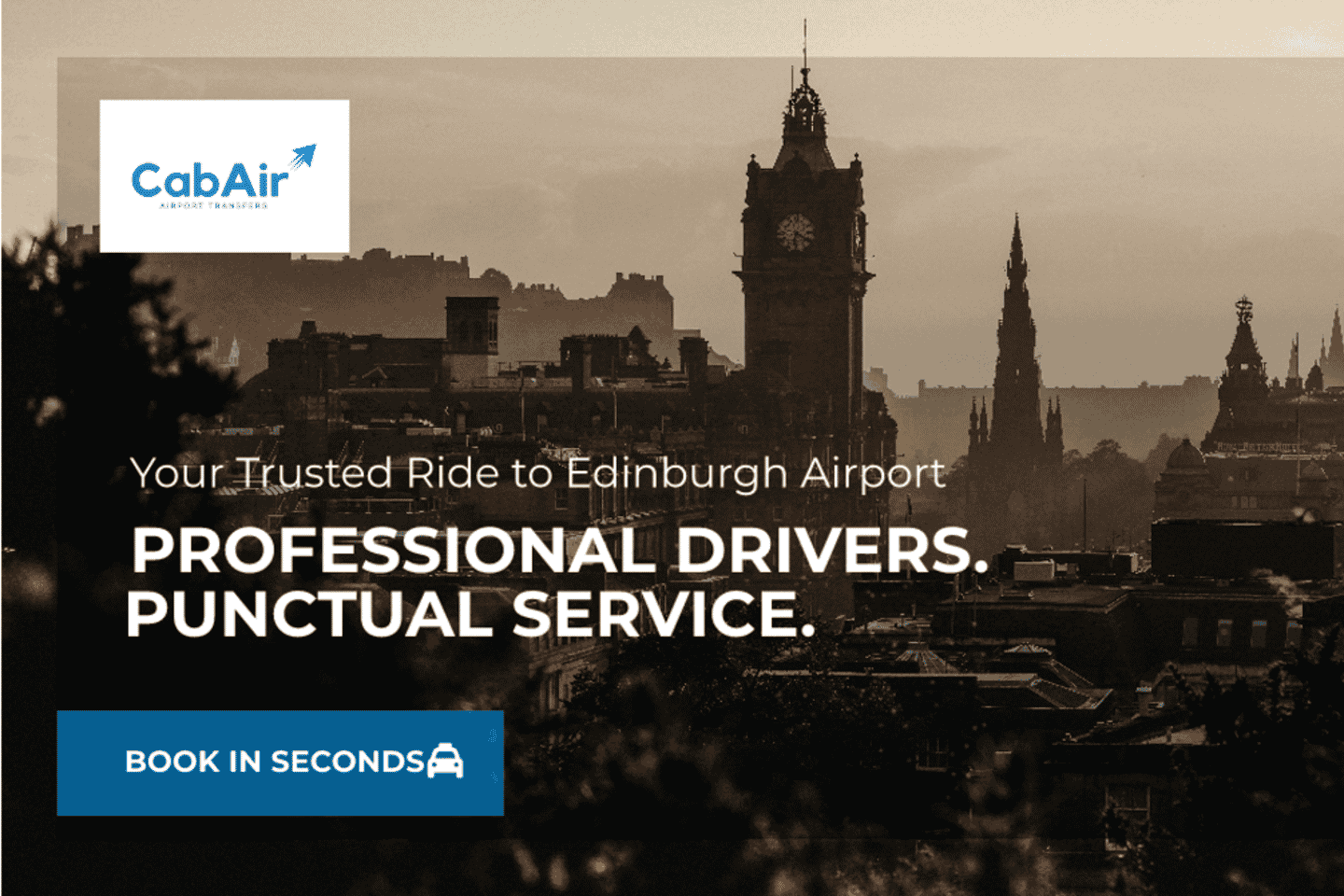 Transferts Aéroport d'Édimbourg | Taxi Aéroport d'Édimbourg