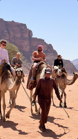 Wadi Rum: 4x4 Tour & Camel Ride