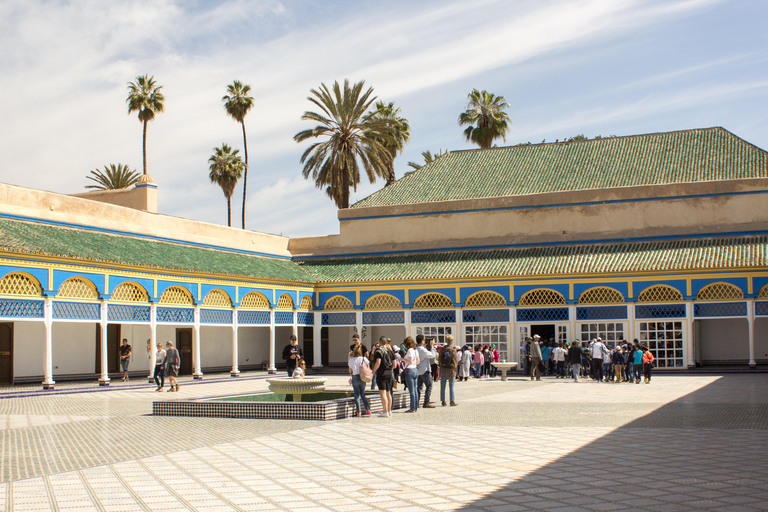 Marrakech: Bahia Palace, Madrassa Ben Youssef and Souks Tour Shared Group Walking Tour in English From the Meeting Point