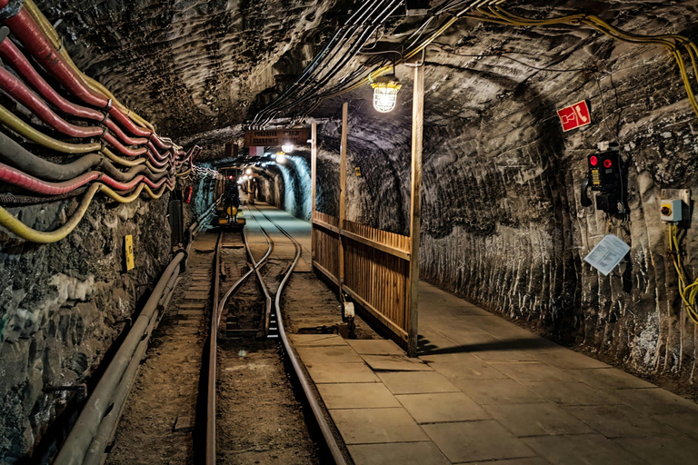 Bucarest : mine de sel de Slanic et visite citadine avec prise en charge à l'hôtelVoyage en minivan