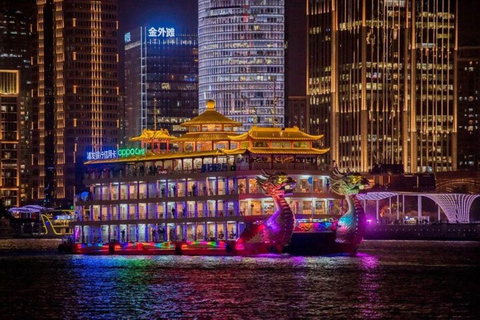 Shanghai Huangpu River Evening Cruise Ticket with Dinner