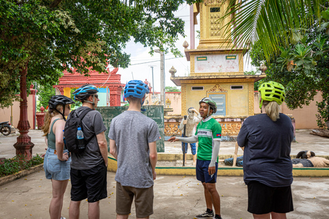 Phnom Penh: Silk Island Bike Tour & Evening Foodie Full-Day Haft Day: Evening Food Tour