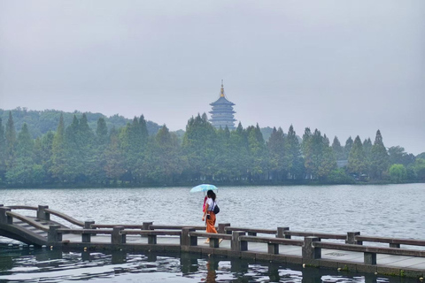 Hangzhou City Walk Tour: West Lake, Old City, Hiking, Garden