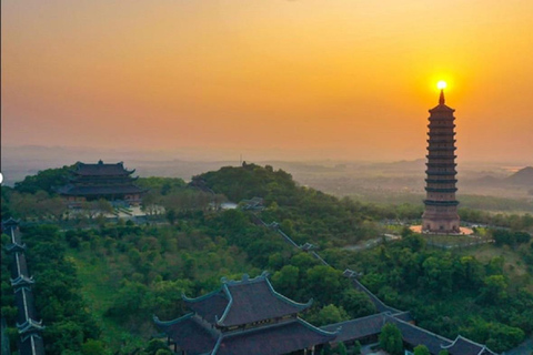 Trang An Boot, Bai Dinh Pagode, &amp; Mua Grot Dagvullende Tour