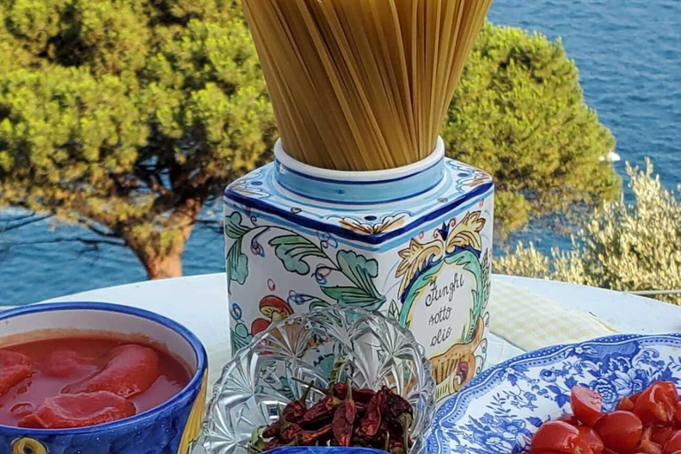 Praiano–Home Restaurant: Cooking Class with a Land or Sea Menu Cooking Class with Seafood Menu Included